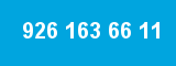 926 163 66 11